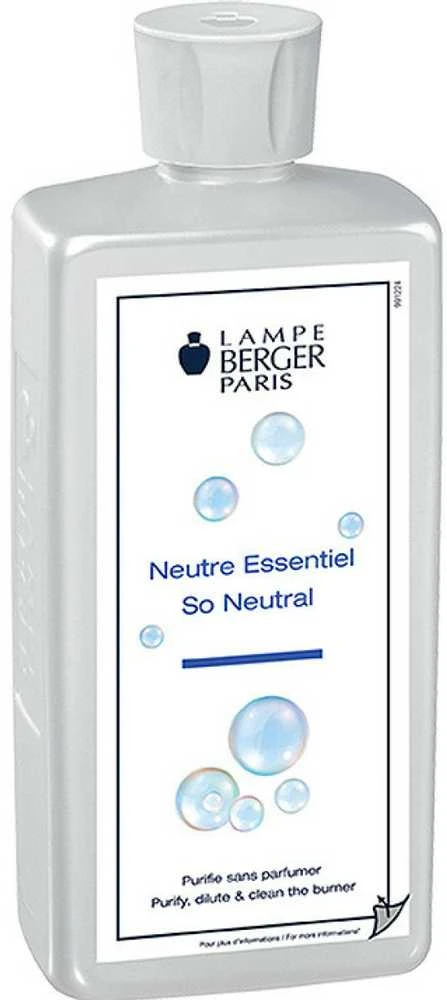 Maison Berger Paris Katalitinės lempos neutralioji įkrova Neutralusis mišinys So Neutral (Lampe RechargeRefill) 500 ml