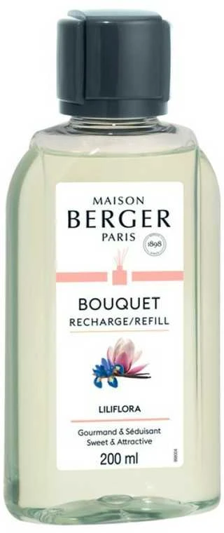 Maison Berger Paris Katalitinės lempos "Magnolia Liliflora" papildymas (Lampe Recharge/Refill) 200 ml