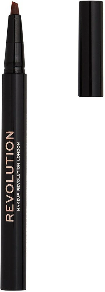 Makeup Revolution Bushy Brow Eyebrow Kreminis Pieštukas Ash Brown 0.5 ml