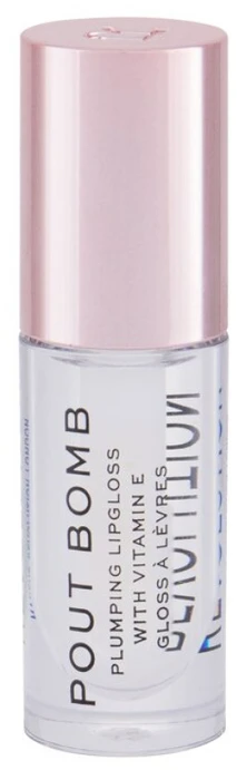 Makeup Revolution Pout Bomb lūpų blizgis, 4,6 ml, spalva - Glaze