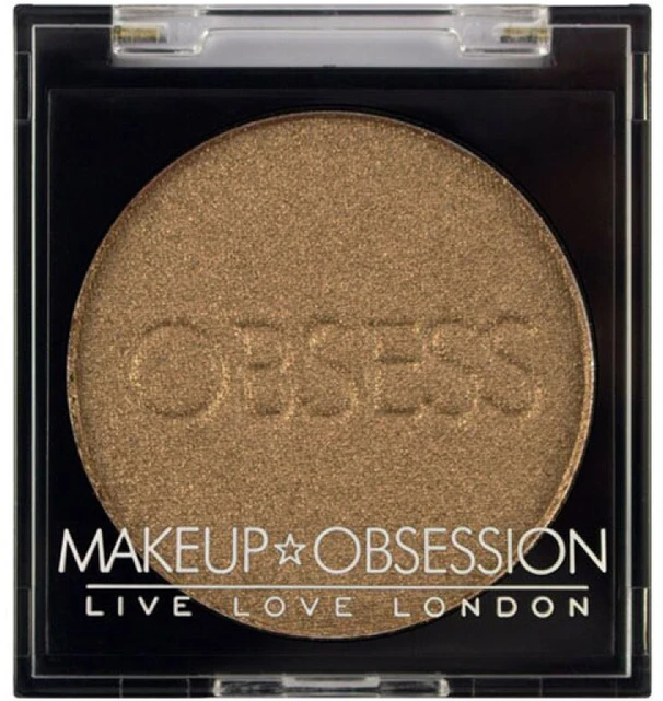 „Makeup Revolution Obsession“ akių šešėlių pudra, E177, gelsvai ruda, 2 g