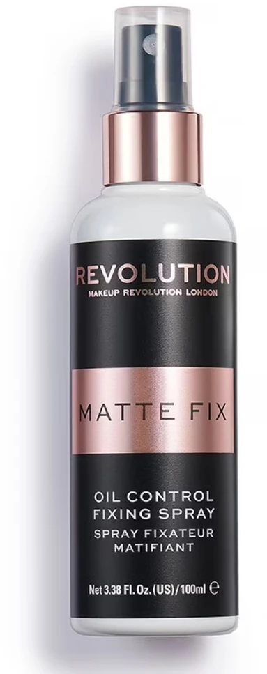 Makeup revolution Revolution Make Up Matte Fix Oil Control fiksuojamasis purškiklis 100ml