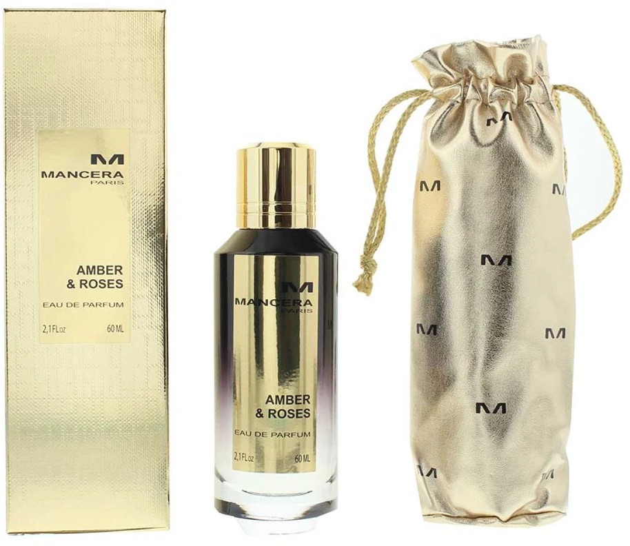 Mancera Amber & Roses EDP parfumuotas vanduo unisex, 60 ml