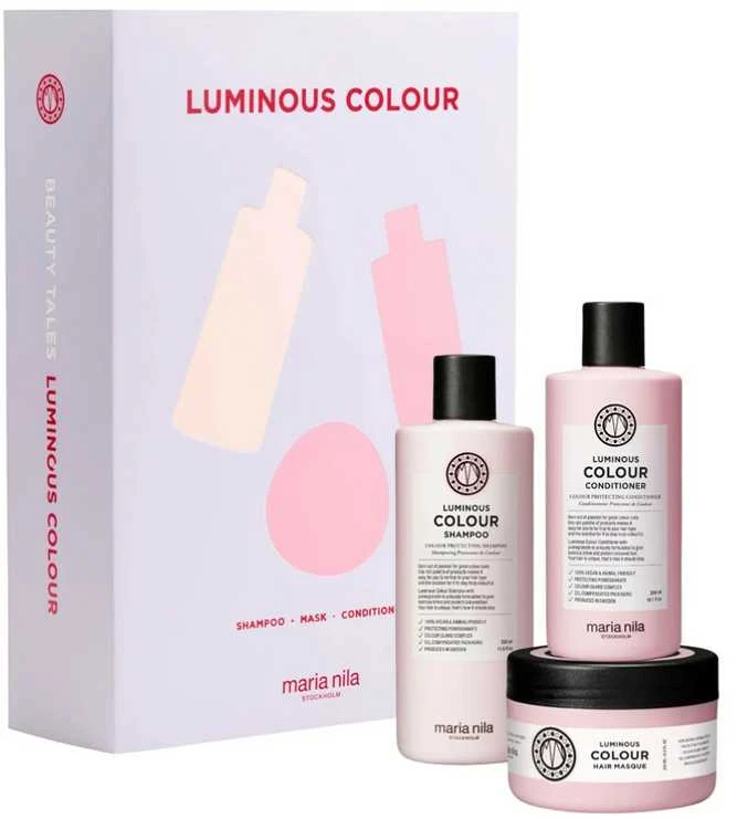 Maria Nila Šviesinamoji priežiūros dovanų rinkinys dažytiems plaukams „Luminous Color“