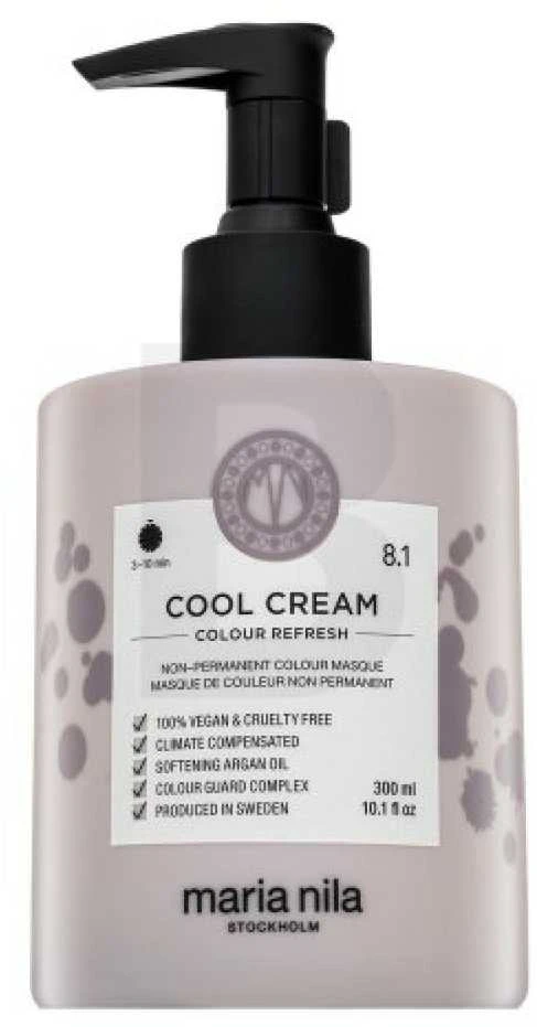 Maria Nila Colour Refresh veganiška plaukų dažymo kaukė „Kreminis“ spalvos gaivumui 8.1 „Cool Kreminis“, 300 ml
