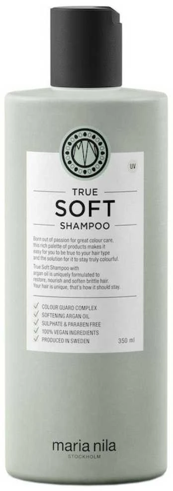 Maria Nila drėkinamasis šampūnas su argano aliejumi sausiems plaukams „True Soft“ (šampūnas), 1000 ml