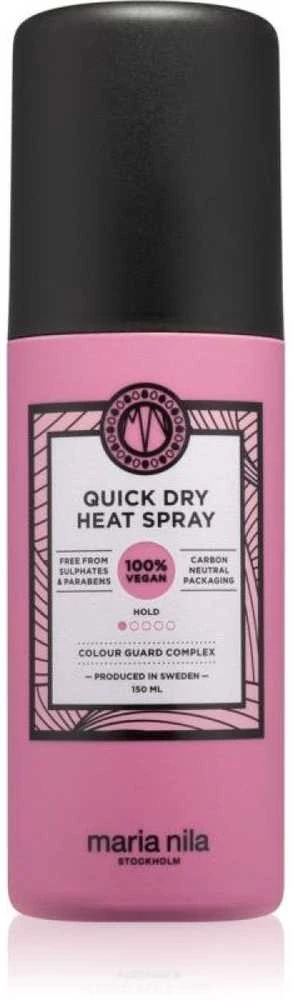 Maria Nila Quick Dry Heat Purškiklis plaukų purškiklis apsaugantis nuo karščio, 150 ml