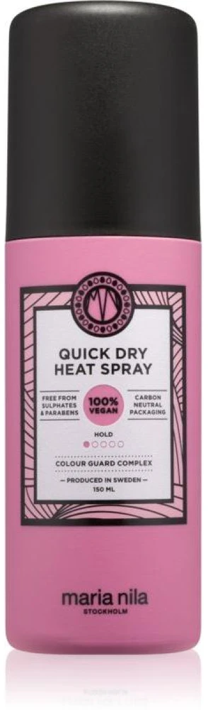 Maria Nila Quick Dry Heat Purškiklis plaukų purškiklis apsaugantis nuo karščio, 150 ml