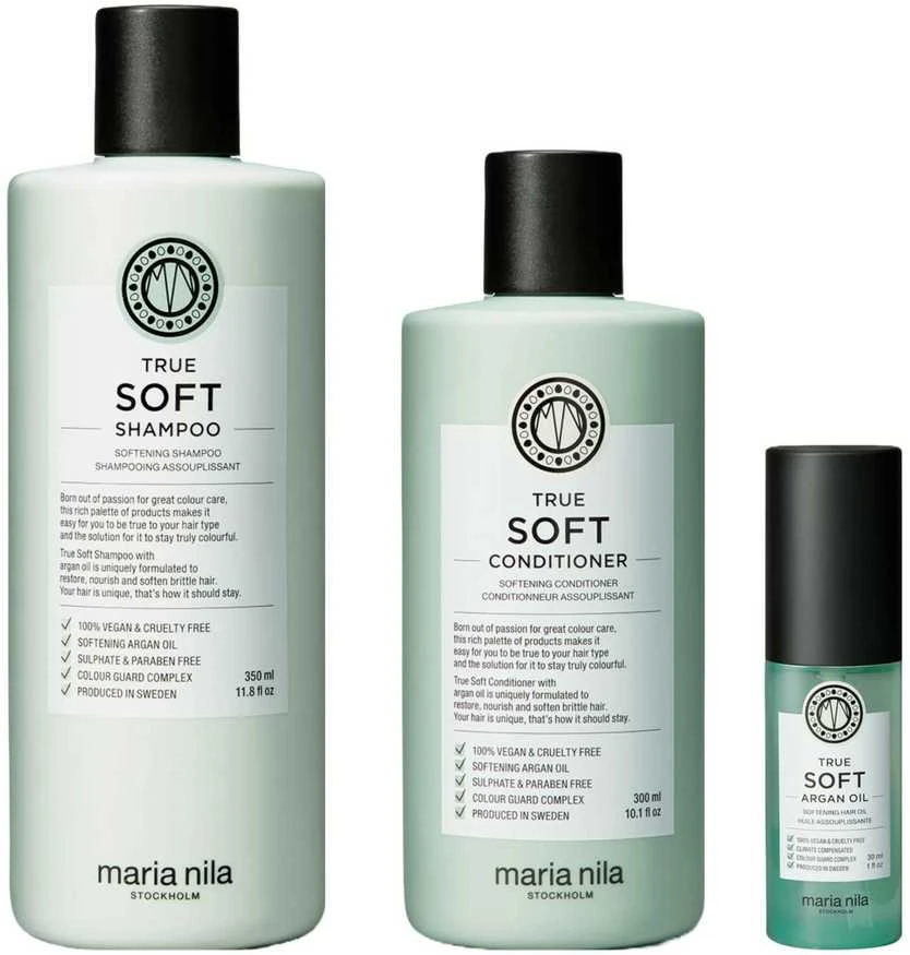 Maria Nila True Soft plaukų priežiūros priemonių rinkinys