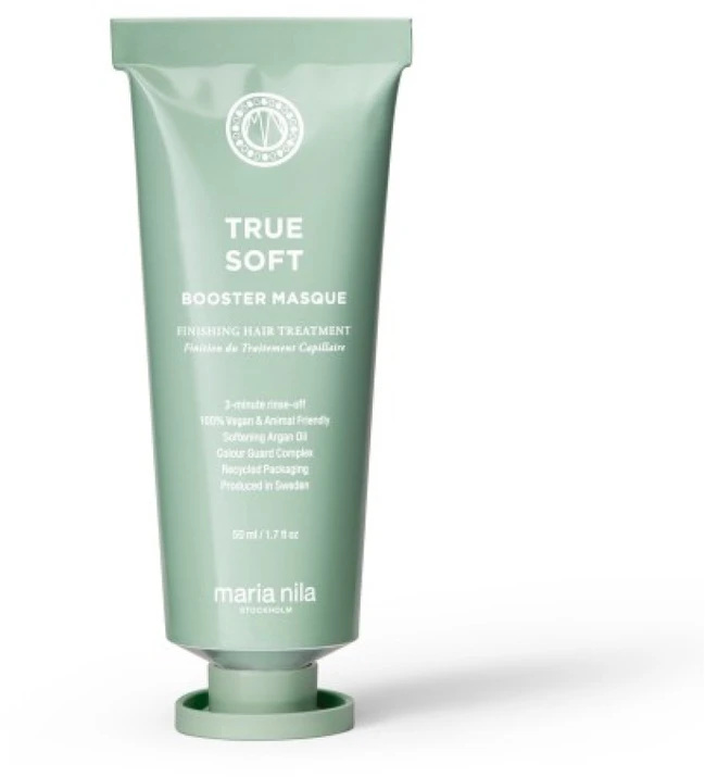 Maria Nila True Soft Booster Masque greito poveikio drėkinamoji plaukų kaukė, 50 ml