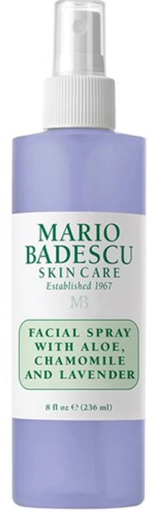 Mario Badescu Facial Purškiklis With Aloe, Chamonille And Lavander raminamasis veido purškiklis, 236 ml