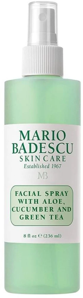 Mario Badescu veido purškiklis su alaviju, agurkais ir žaliąja arbata 236ml