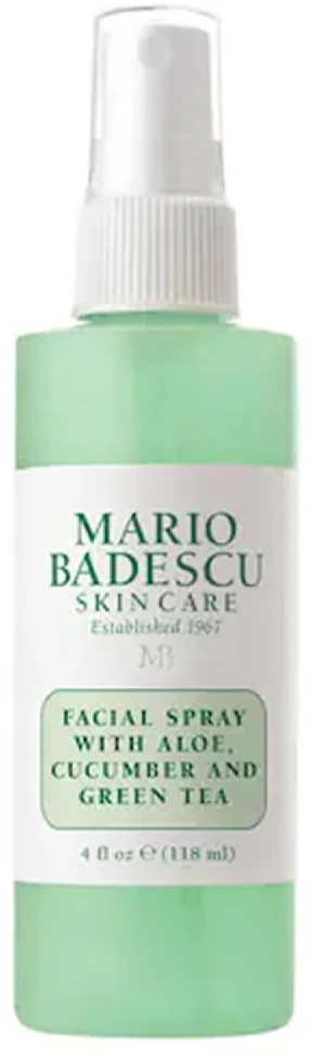 Mario Badescu Facial Purškiklis With Aloe, Cucumber And Žalias Tea žvalumo suteikiantis veido purškiklis, 118 ml