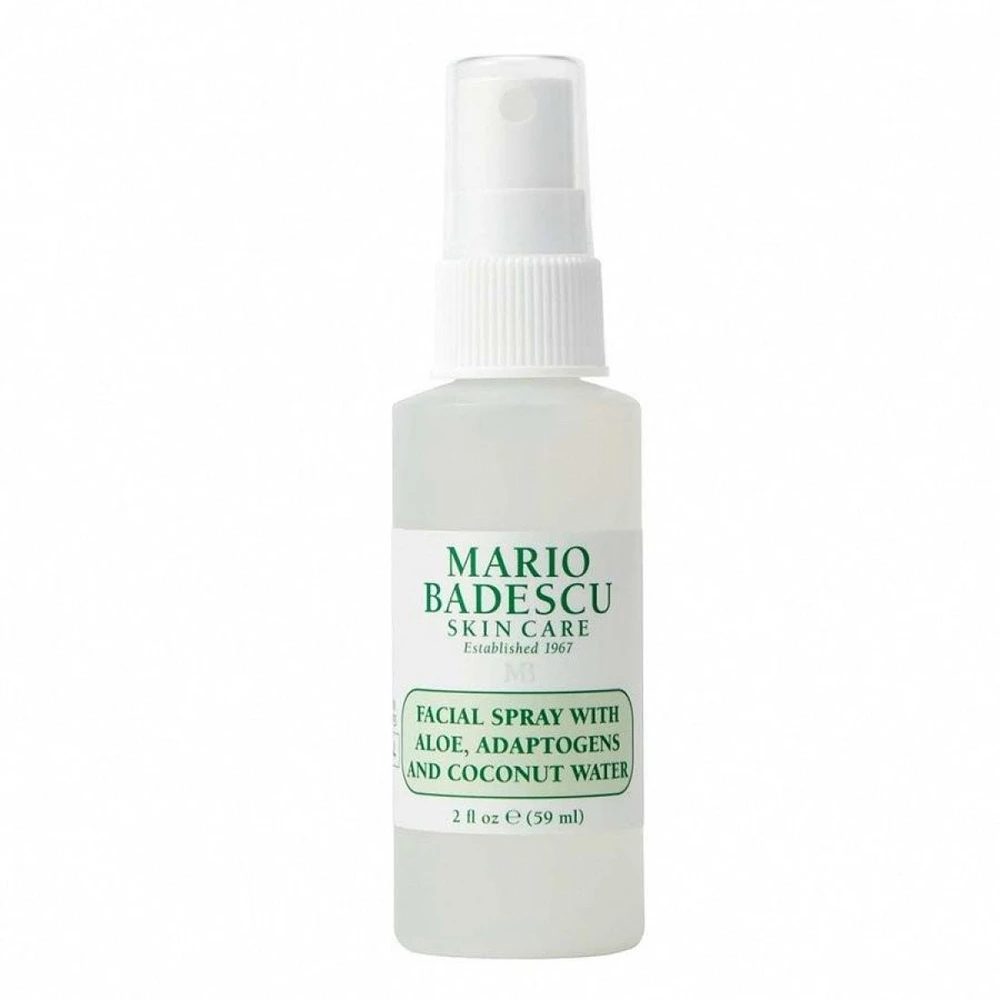 Mario Badescu Facial Purškiklis With Aloe, Adaptogens And Coconut Vanduo drėkinamasis veido purškiklis, 59 ml