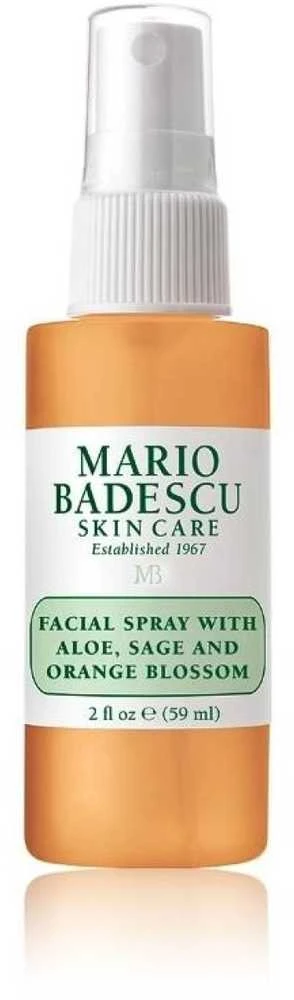 Mario Badescu Facial Purškiklis With Aloe, Sage & Oranžinis Blossom gaivinantis veido purškiklis sausai odai, 236 ml