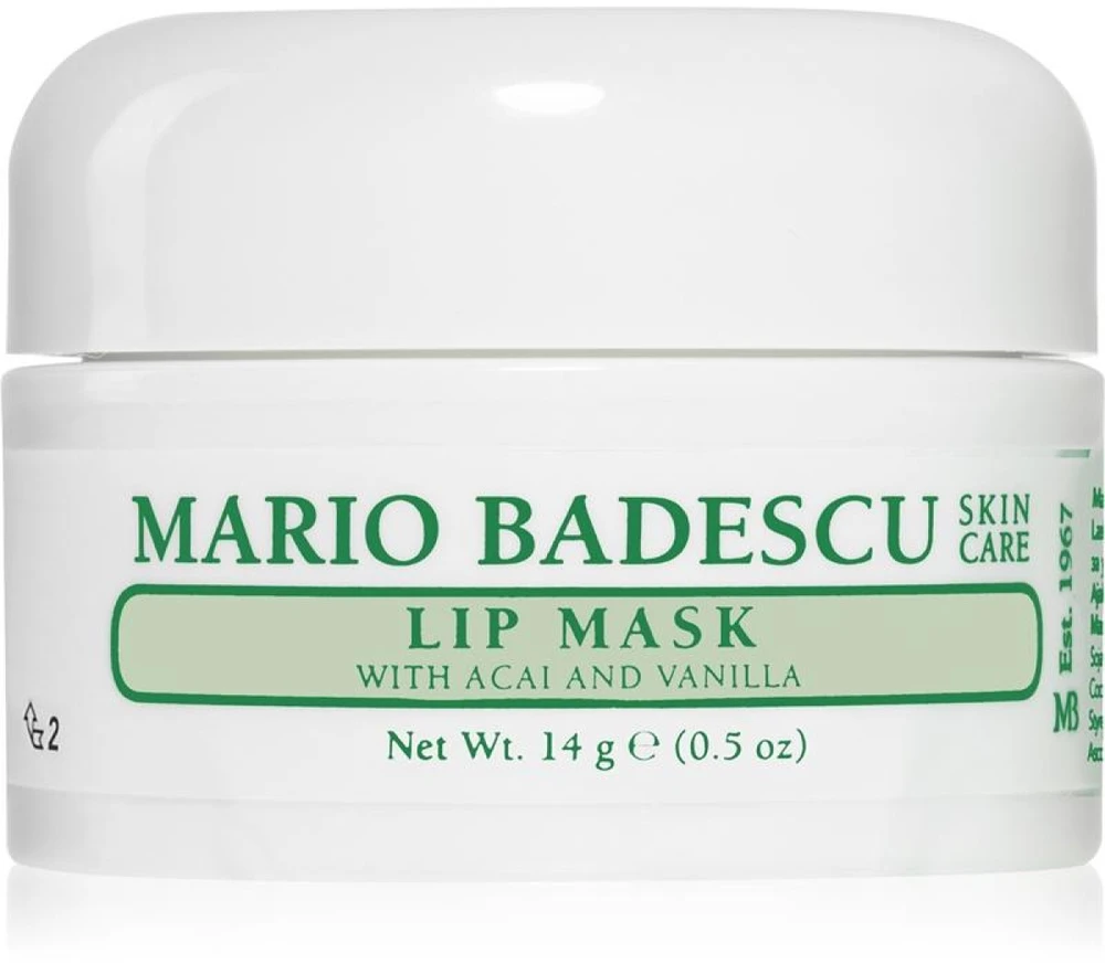 Mario Badescu Lip Mask With Acai & Vanilla kaukė lūpoms, 14 g