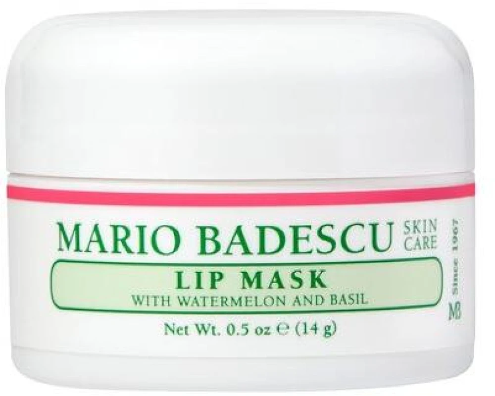 Mario Badescu Lip Mask With Watermelon & Basil naktinė lūpų kaukė, 14 ml