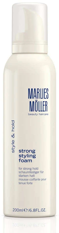 "Marlies Moller Style And Hold Strong Styling Foam" stiprios fiksacijos putos 200ml