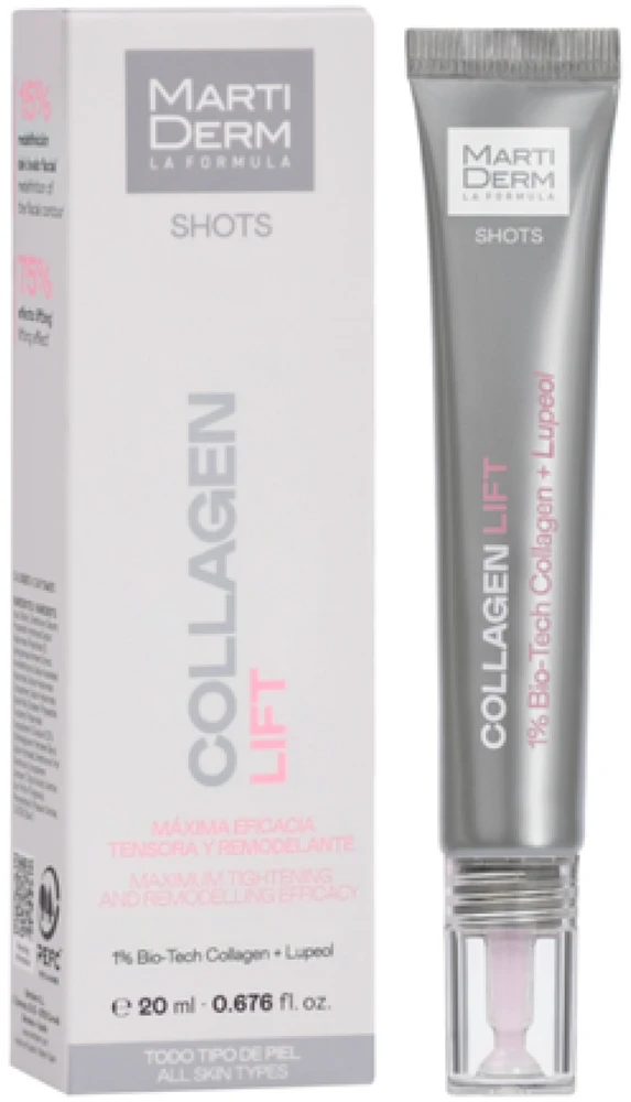 Martiderm Collagen Lift Shots veido odos koncentratas, 20 ml