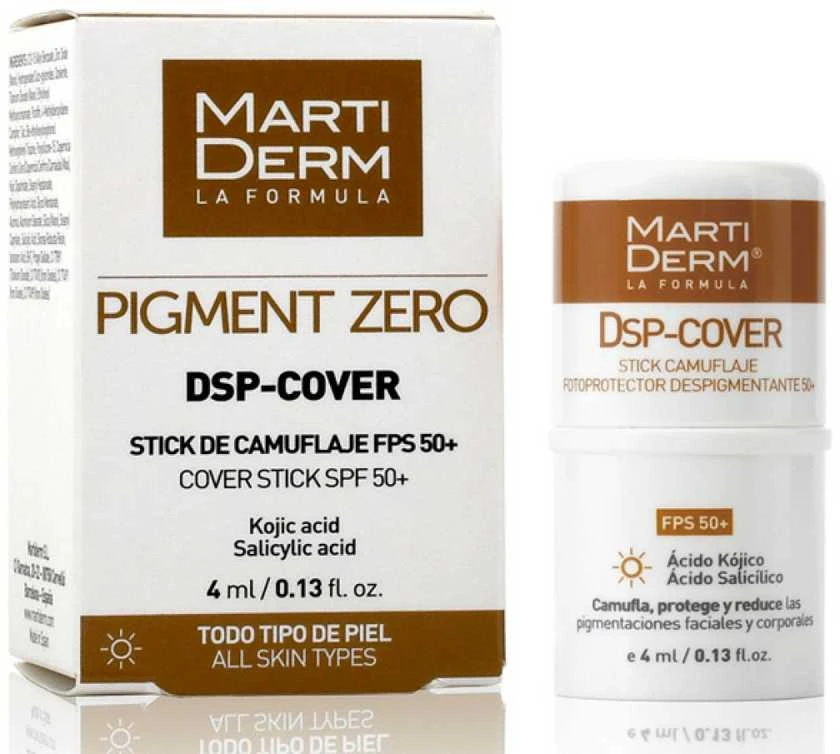 "Martiderm Despigmentation Stick Spf50+" aukšta apsauga nuo saulės su SPF 50+4ml