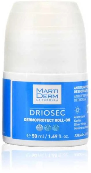 Martiderm Driosec rutulinis dezodorantas, mėlyna pakuotė