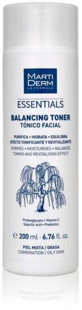 Martiderm Essentials Balancing Toneris subalansuojantis veido tonikas, 200 ml