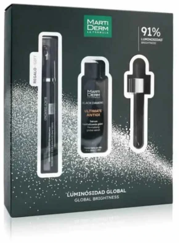 Martiderm Juodas Diamond Ultimate Antiox serumas, 30 ml rinkinys, 2 dalys