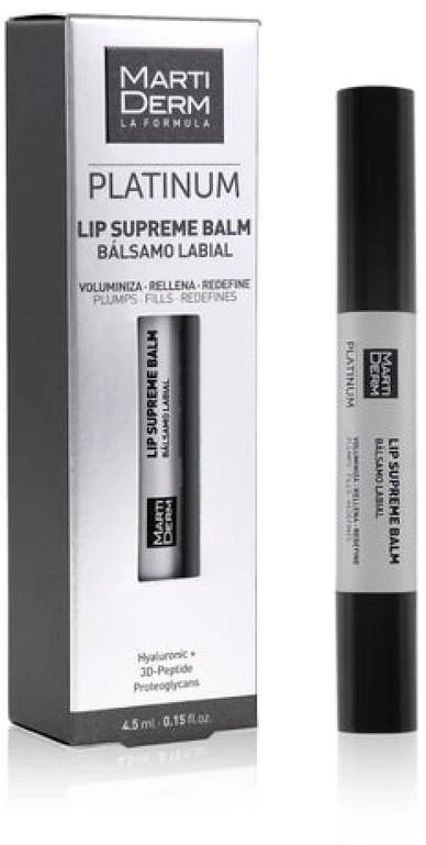 Martiderm lūpas putlinantis, užpildantis, kontūrą koreguojantis balzamas lip supreme balm, 4,5 ml
