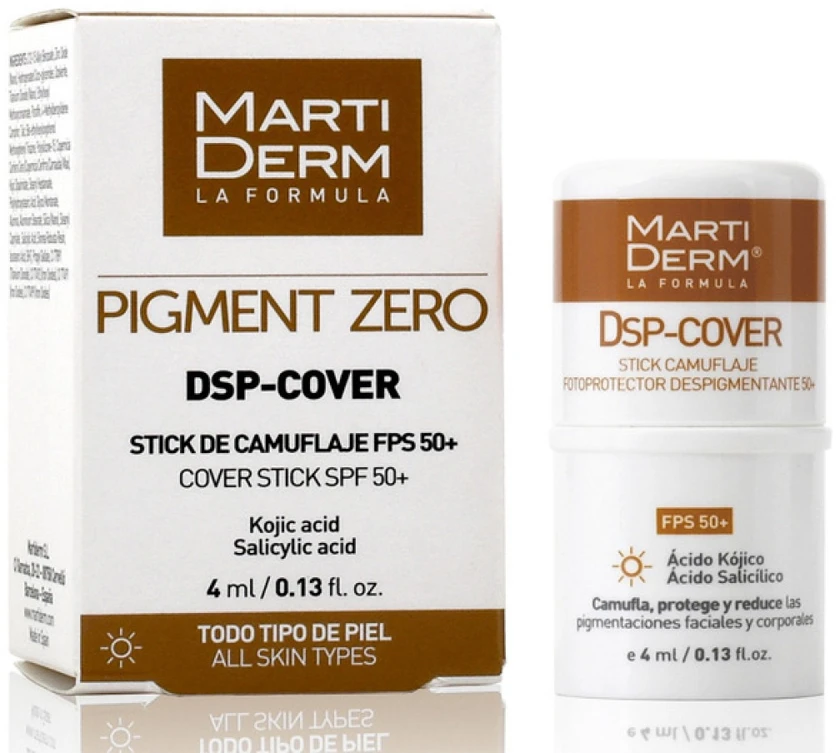 "Martiderm Despigmentation Stick Spf50+" aukšta apsauga nuo saulės su SPF 50+4ml