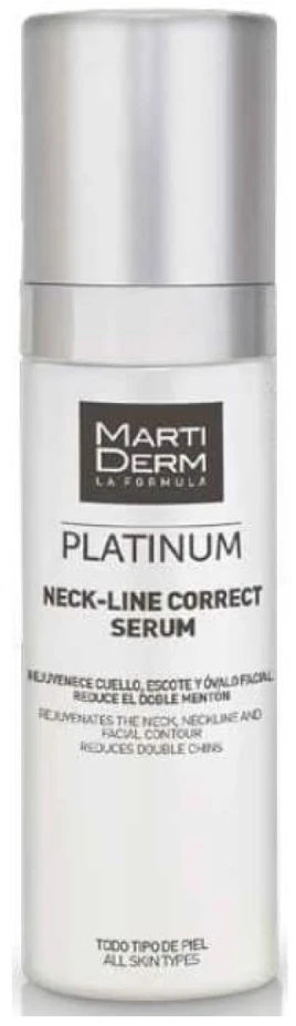 Martiderm Platinum Neck-Line Correct Serum koreguojamasis kaklo ir iškirptės odos serumas, 50 ml