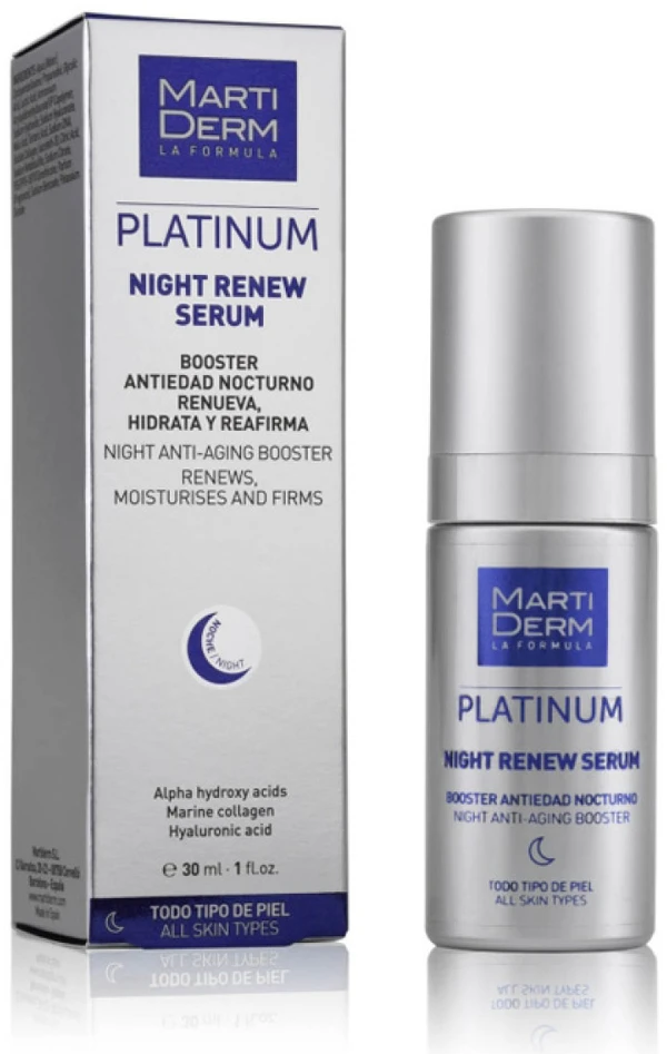 "Martiderm" naktinis atnaujinamasis serumas 30ml