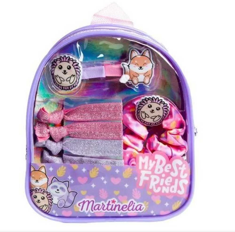 Martinelia Bag My Best Friends Bag vaikiška kuprinė su aksesuarais plaukams