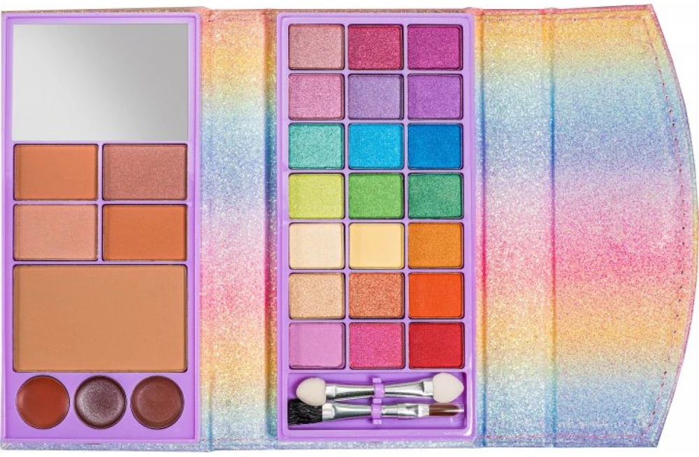 Martinelia Shimmer Paws Makeup Wallet vaikiškos dekoratyvinės kosmetikos paletė piniginėje