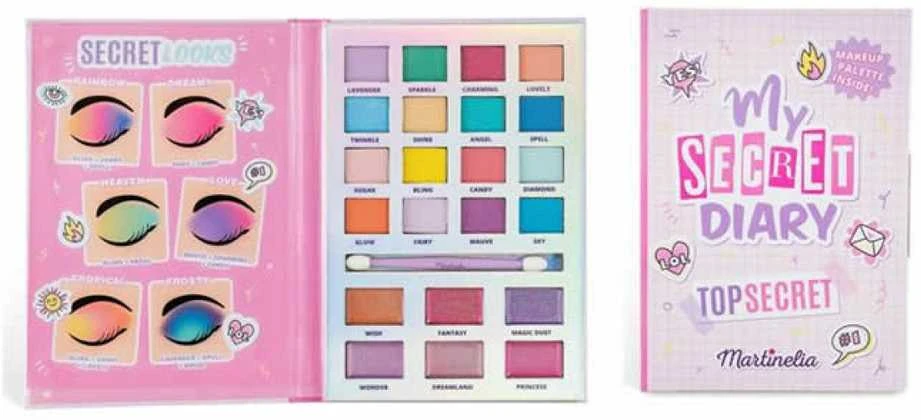 Martinelia Super Girl My Secret Diary vaikiškos dekoratyvinės kosmetikos rinkinys