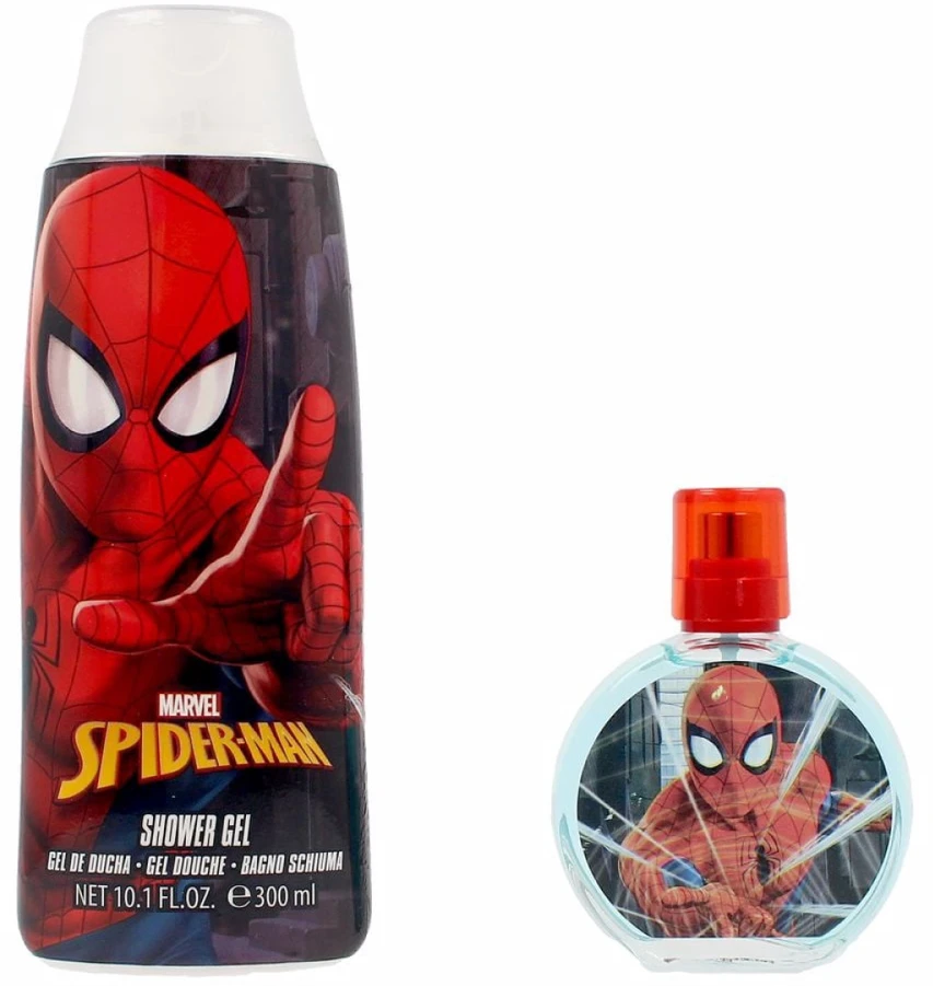 Marvel Air-Val Spider-Man rinkinys vaikams (kuprinė + EDT, 50 ml + dušo želė, 300 ml)