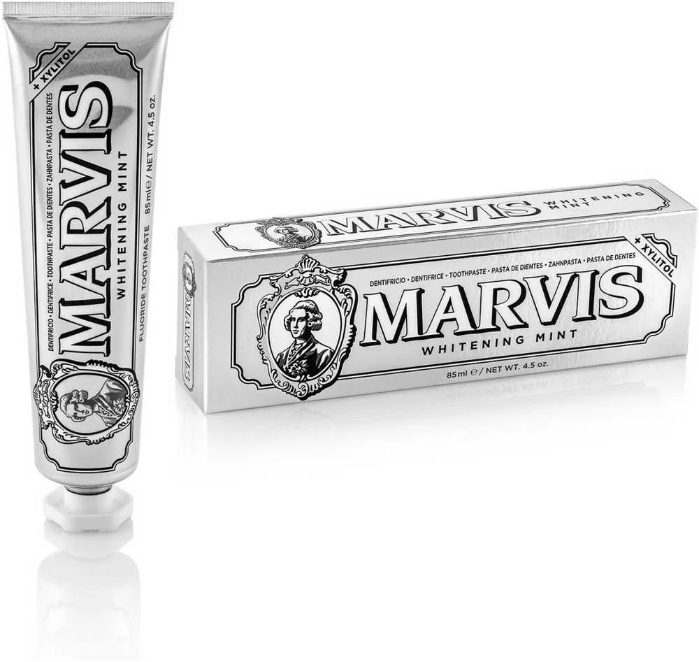 Marvis Whitening Mint Balinanti mėtų skonio dantų pasta, 85 ml