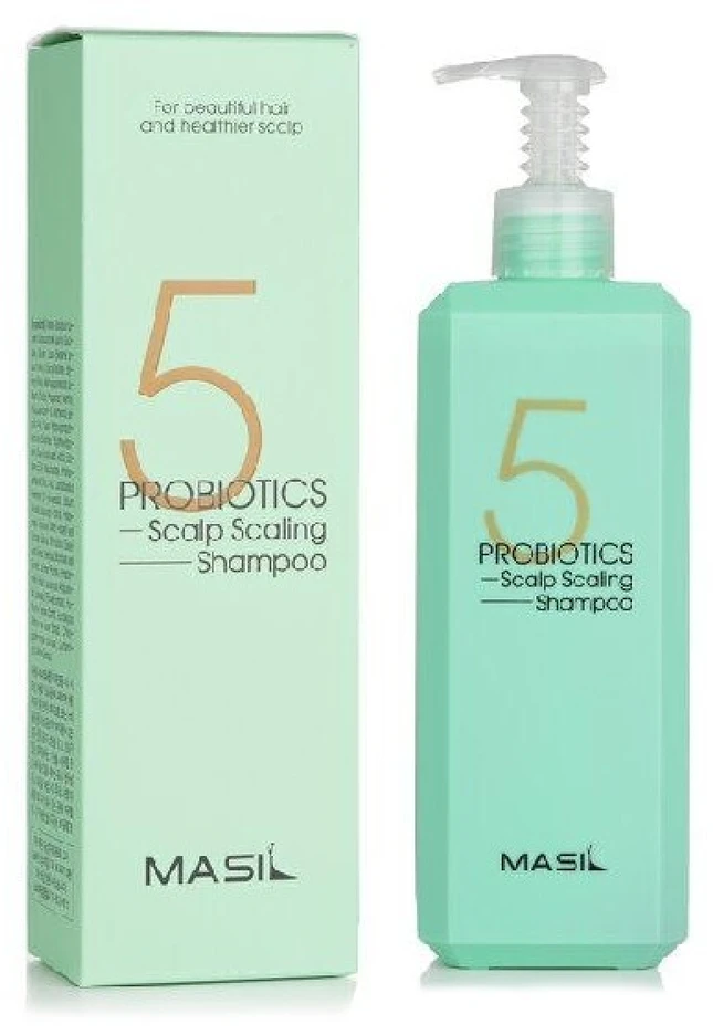 Masil Giluminio valymo šampūnas su probiotikais 5 (Probiotikų galvos odos pleiskanojimą mažinantis šampūnas), 150 ml