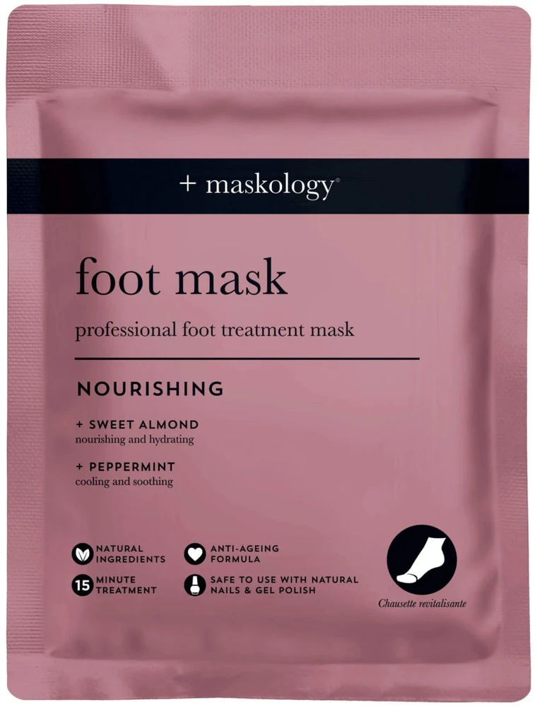 maskology FOOT MASK Professional Foot Bootie pėdų kaukė-kojinės, 1 pora