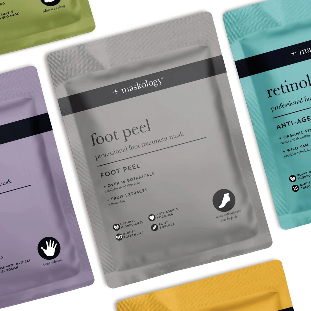 maskology FOOT PEEL Professional Foot Treatment nulupamoji pėdų kaukė-kojinės, 1 pora