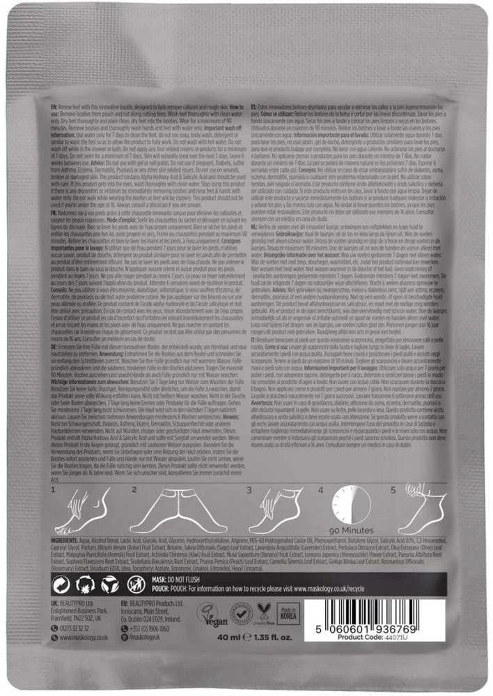 maskology FOOT PEEL Professional Foot Treatment nulupamoji pėdų kaukė-kojinės, 1 pora
