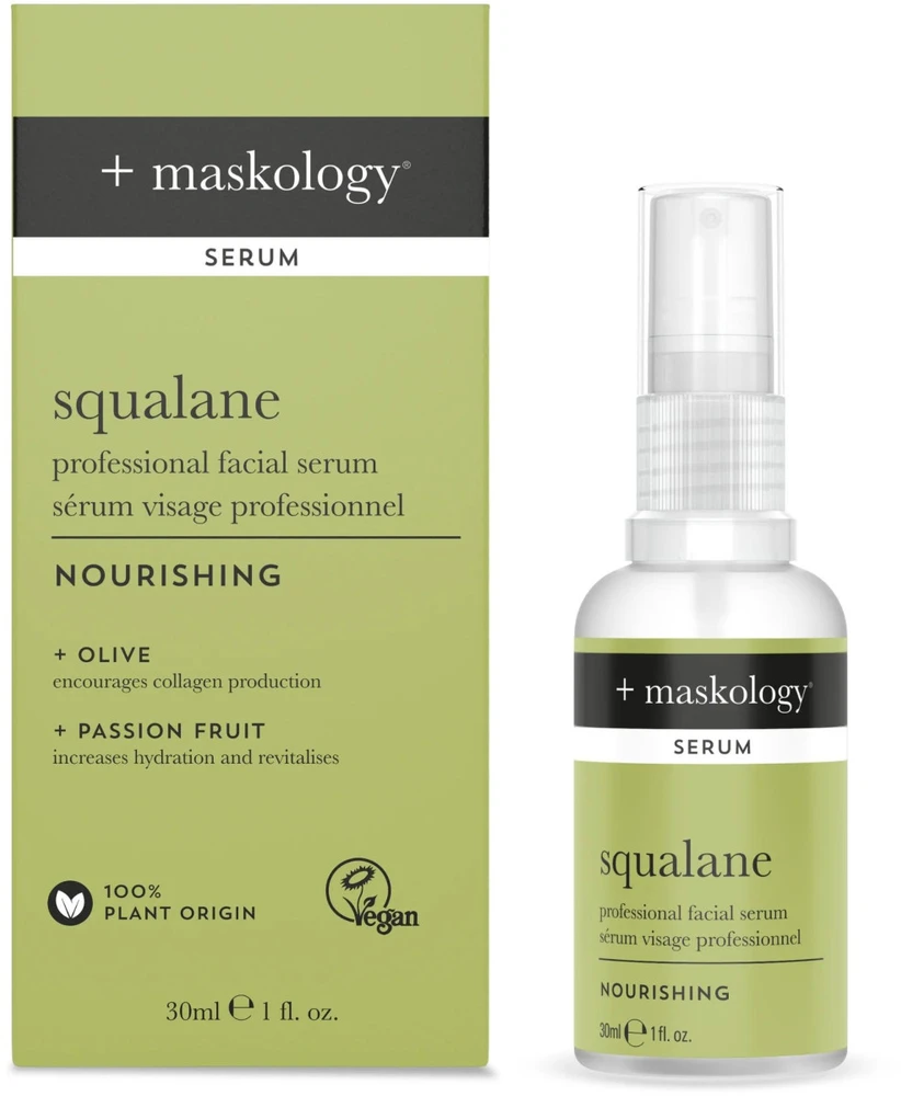 maskology SQUALANE Professional Facial Serum veido serumas su skvalanu, 30 ml