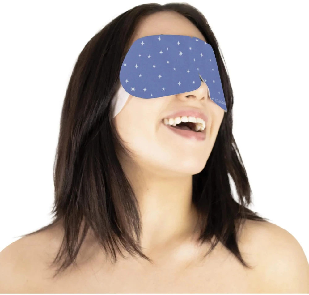 maskology THERMOTHERAPY Heated Eye Mask šildanti lakštinė paakių kaukė, 16 g