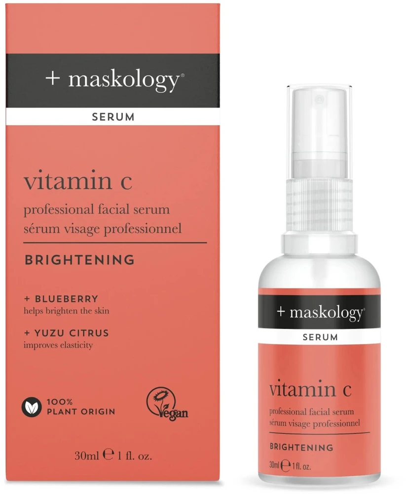 maskology VITAMIN-C Professional Facial Serum veido serumas su vitaminu C, 30 ml