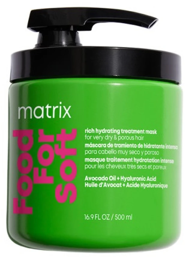 Drėkinamoji plaukų kaukė Matrix Food for Soft Rich Hydrating Mask 500ml