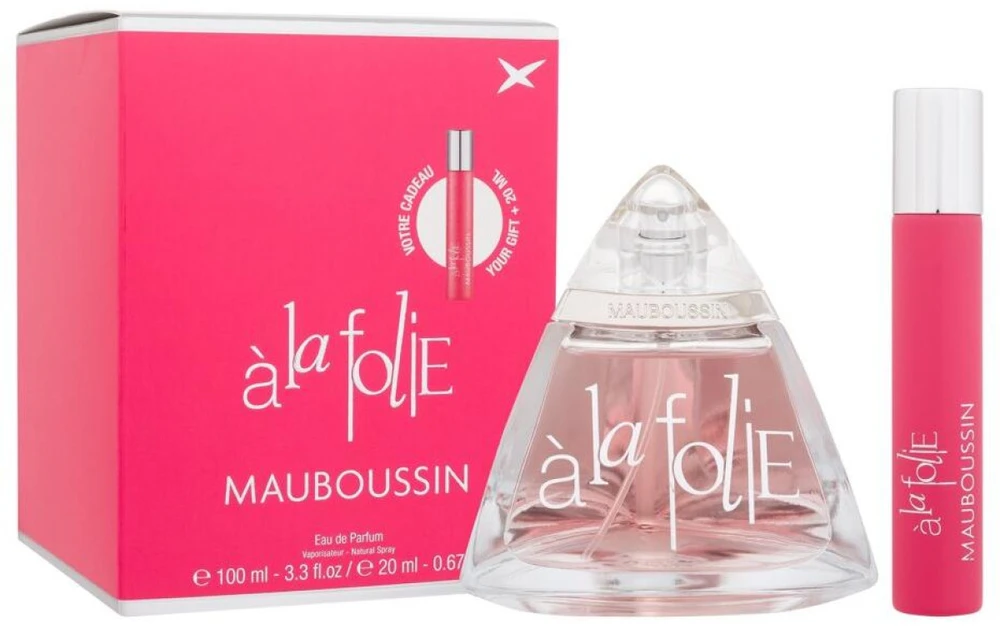 Mauboussin á la folie rinkinys moterims (EDP, 100 ml + EDP, 20 ml)