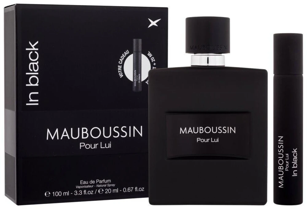 Mauboussin Pour Lui In Juodas rinkinys vyrams (EDP, 100 ml + EDP, 20 ml)