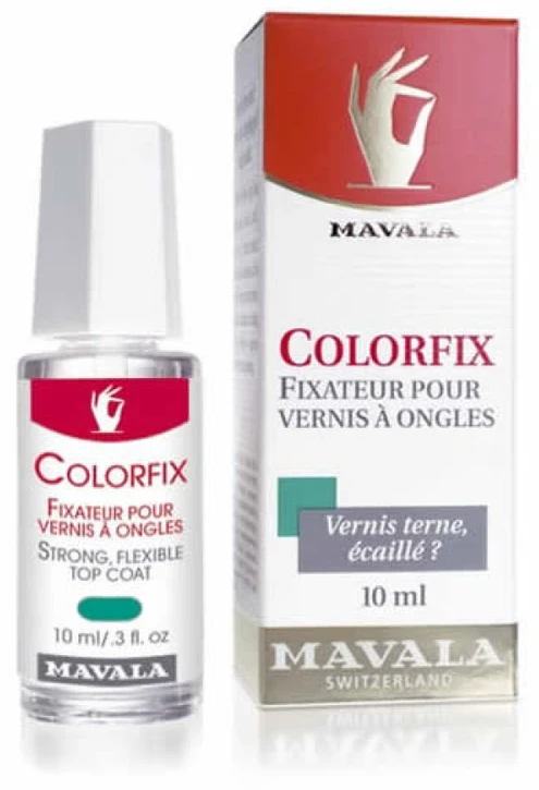 "Mavala Colorfix" stiprus lankstus viršutinis nagų lako sluoksnis 10ml