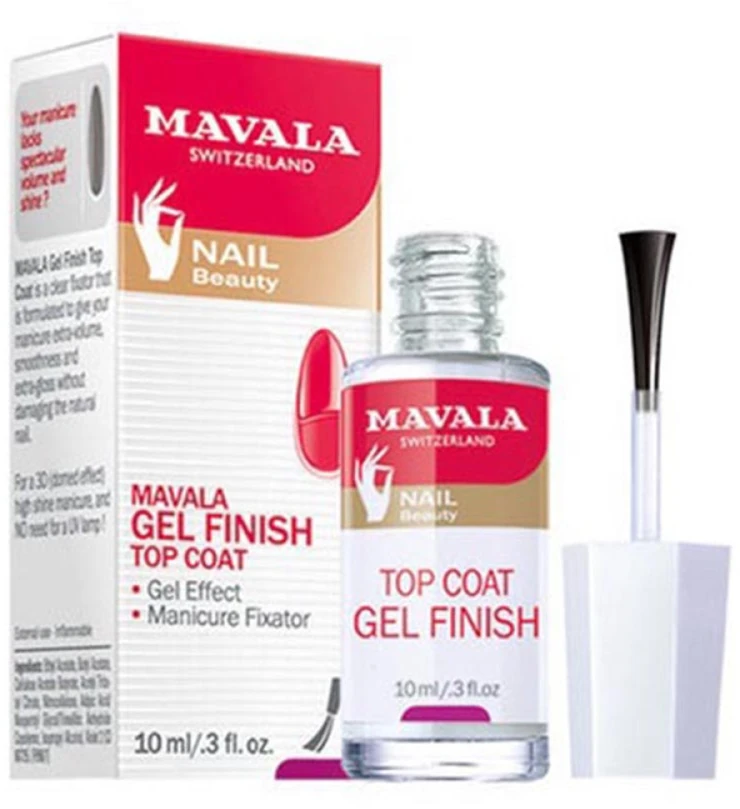 Mavala Gel Finish Top Coat, 10 ml