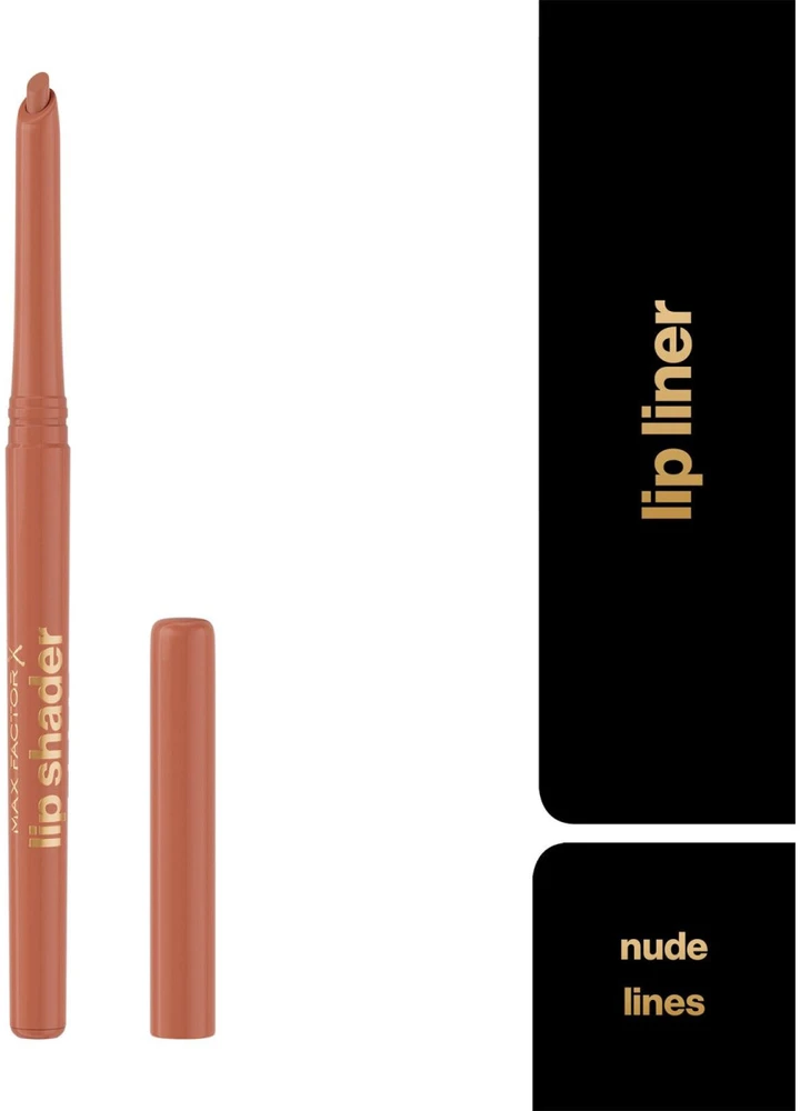Max Factor 2000 Calorie Lip Shader Lip Liner išsukamas lūpų pieštukas, atspalvis: 10-Nude Lines, 0.35 g