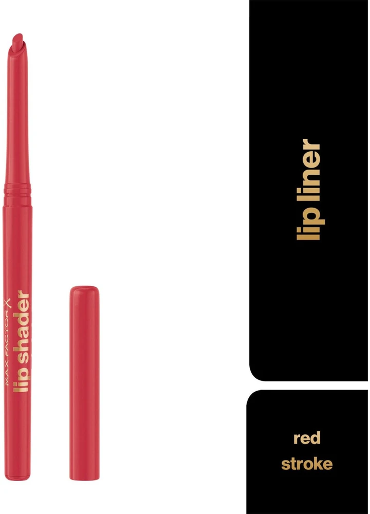 Max Factor 2000 Calorie Lip Shader Lip Liner išsukamas lūpų pieštukas, atspalvis: 40-Raudona Stroke, 0.35 g